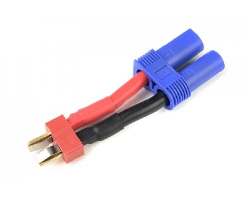 G-Force RC - Power adapterkabel - Deans connector vrouw. <=> EC-5 connector vrouw. - 12AWG Siliconen-kabel - 1 st